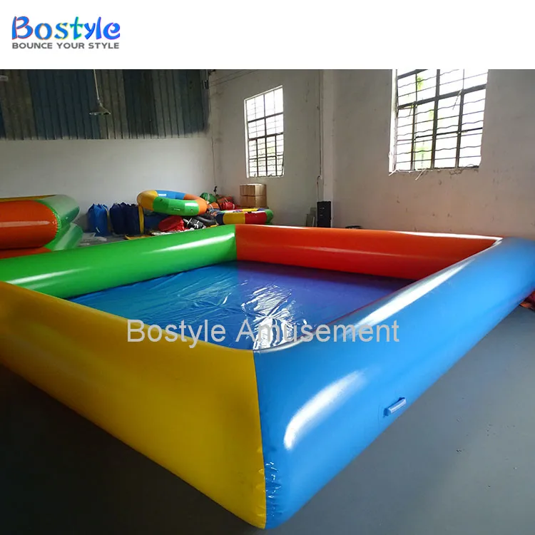 Colorful Square Inflatable Pool Giant Inflatable Swimming Pool Adult Large Water Park Swimming Pool For Kids