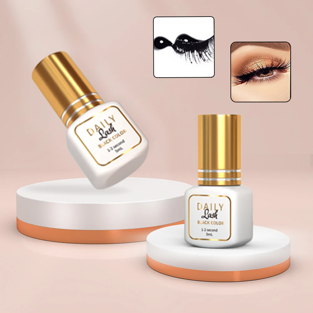 Daily Professional Mini Clear Fast Drying Lash Glue Custom Eyelash Glue Private Label Waterproof Adhesive Eyelash Extension Glue