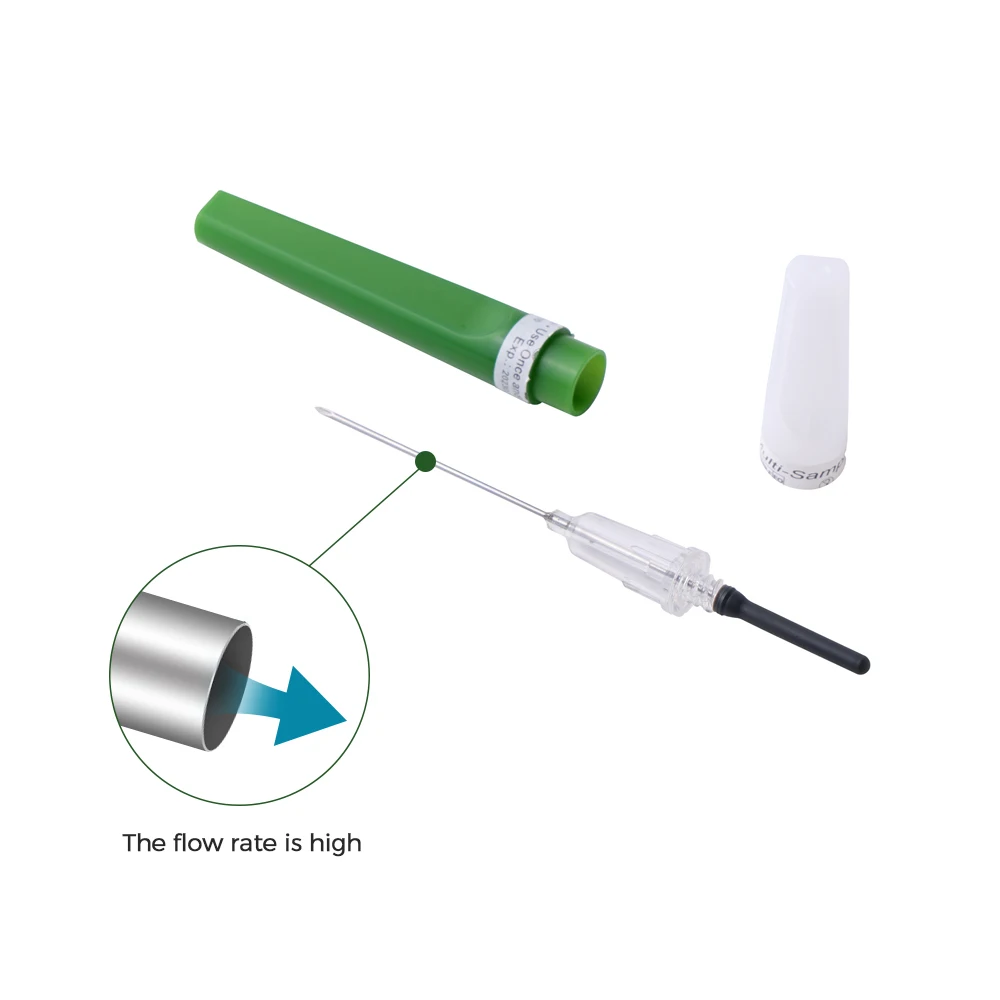 KDL Pen Type Visible Blood Flashback Customized Logo 21G 22G 23G Blood Collection Needle