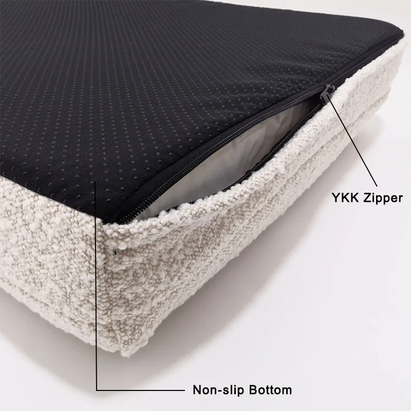 ZMaker Durable Modern Plush Dog Bed High Quality Luxury Orthopedic Memory Foam Dog Bed