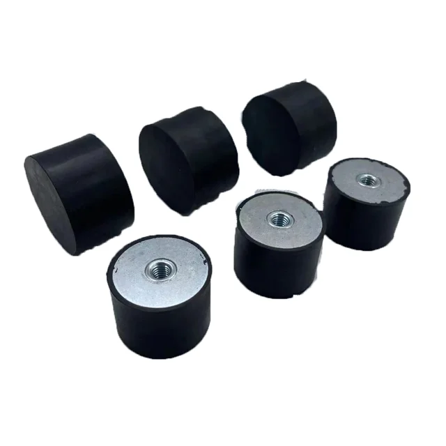 DE Typical custom - made rubber shock absorber load mounting with internal threads