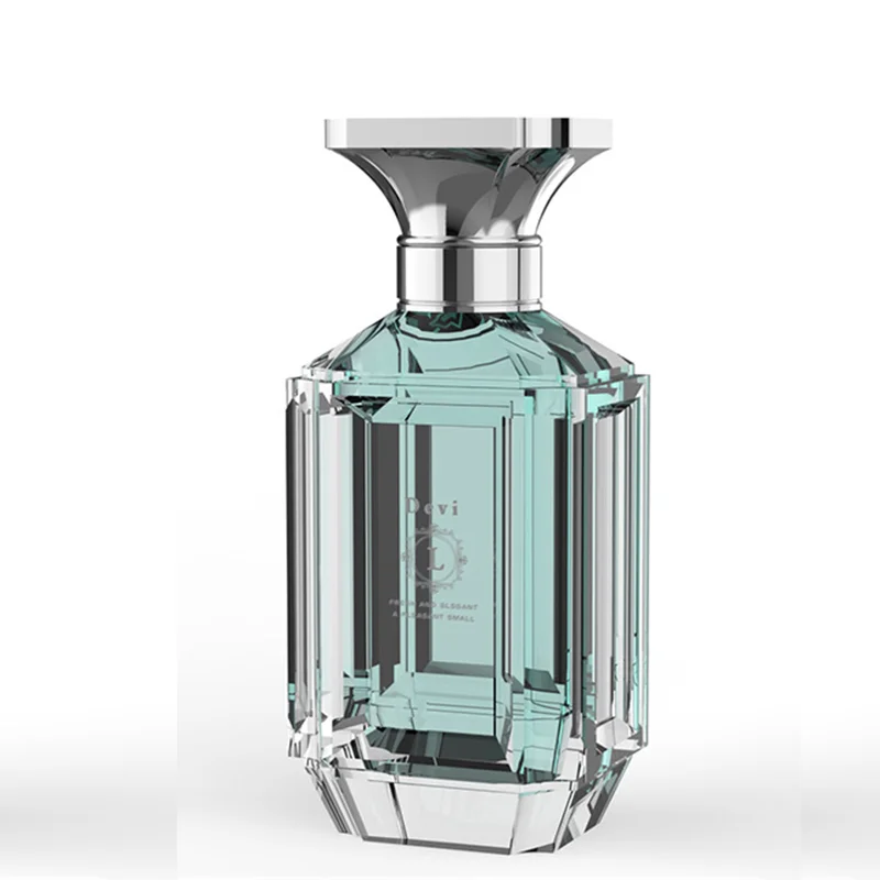 wholesale high quality 200 ml empty refillable elegant crystal bottle perfume