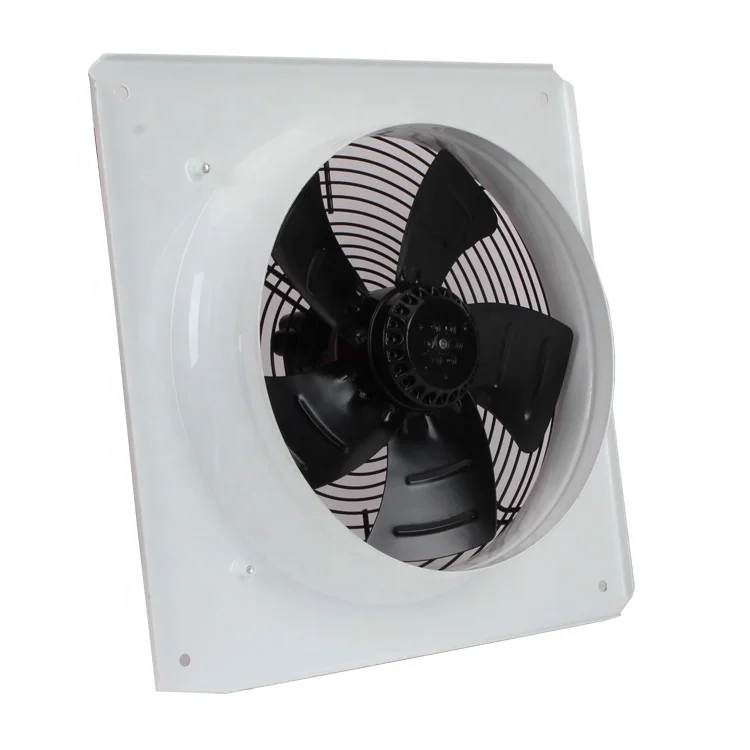 450mm Plate Mounted Axial Fan Extractor 1phase 4pole Sucking Industrial Fan