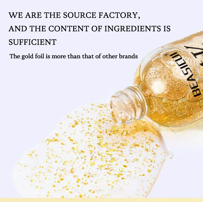Hot Sell 24k Gold Collagen Serum Aging Anti Wrinkle Collagen 24k Gold Facial Serum For Brightening And Whitening 24k Gold Serum