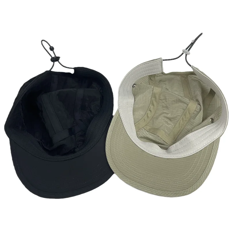 Outdoor Adventure Waterproof Quick-Dry Baseball Cap - Japanese Street Style Five-Panel Design