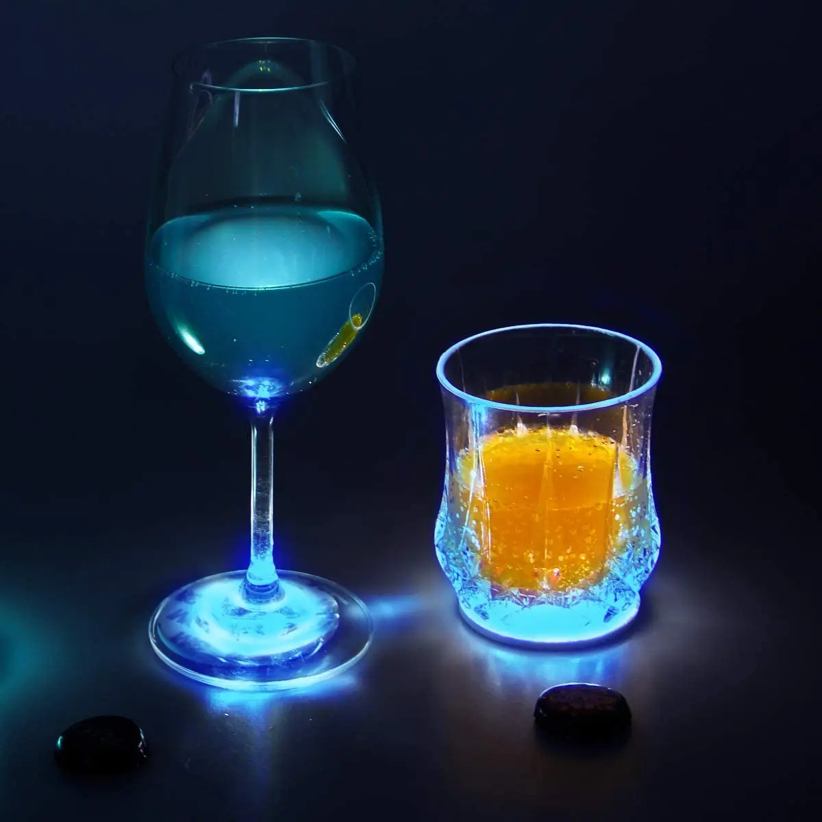 New design party decoration led bottle light drink coaster 3m eva Led Coaster lights