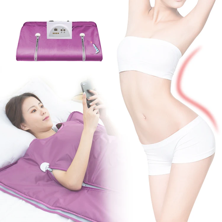 Weight Loss And Detox Slimming Portable Far Infrared Heated Home Spa Red Light Thermal Therapy Sauna Blanket
