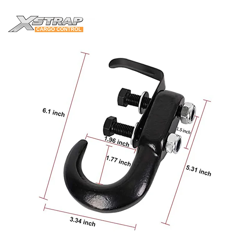 XSTRAP бесплатный образец сверхмощный кованый Грузовик Авто JDM 4x4 спасательный передний задний Автомобильный Буксировочный