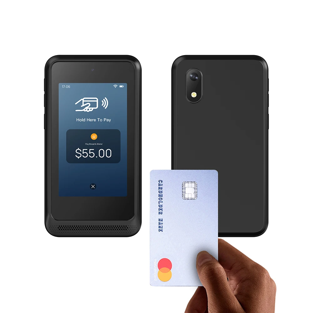 ODM 4inch T310 T606 handheld smartphone Android front NFC tablet pos payment terminal softpos reader