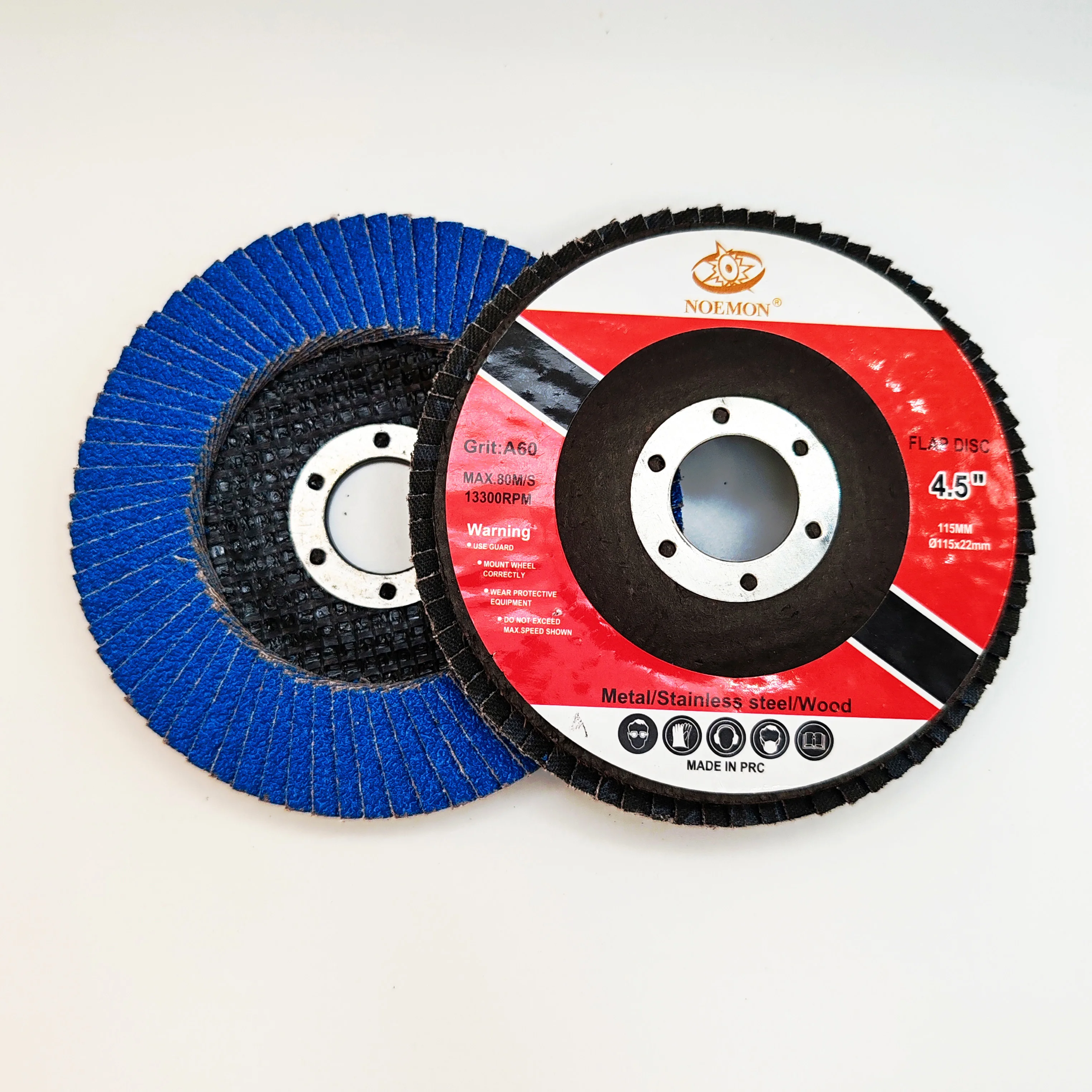 Fiber 36 Grit 4.5 Inch Aluminum Oxide Making Machine Curved Diamond Grinding Sanding Flap Disc Abrasive Wheel For Metal