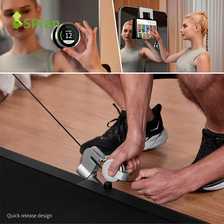 SPlan 2024 strength training gym equipment Smart Gym Machine Model E with Digital Counterweight for home gym sale