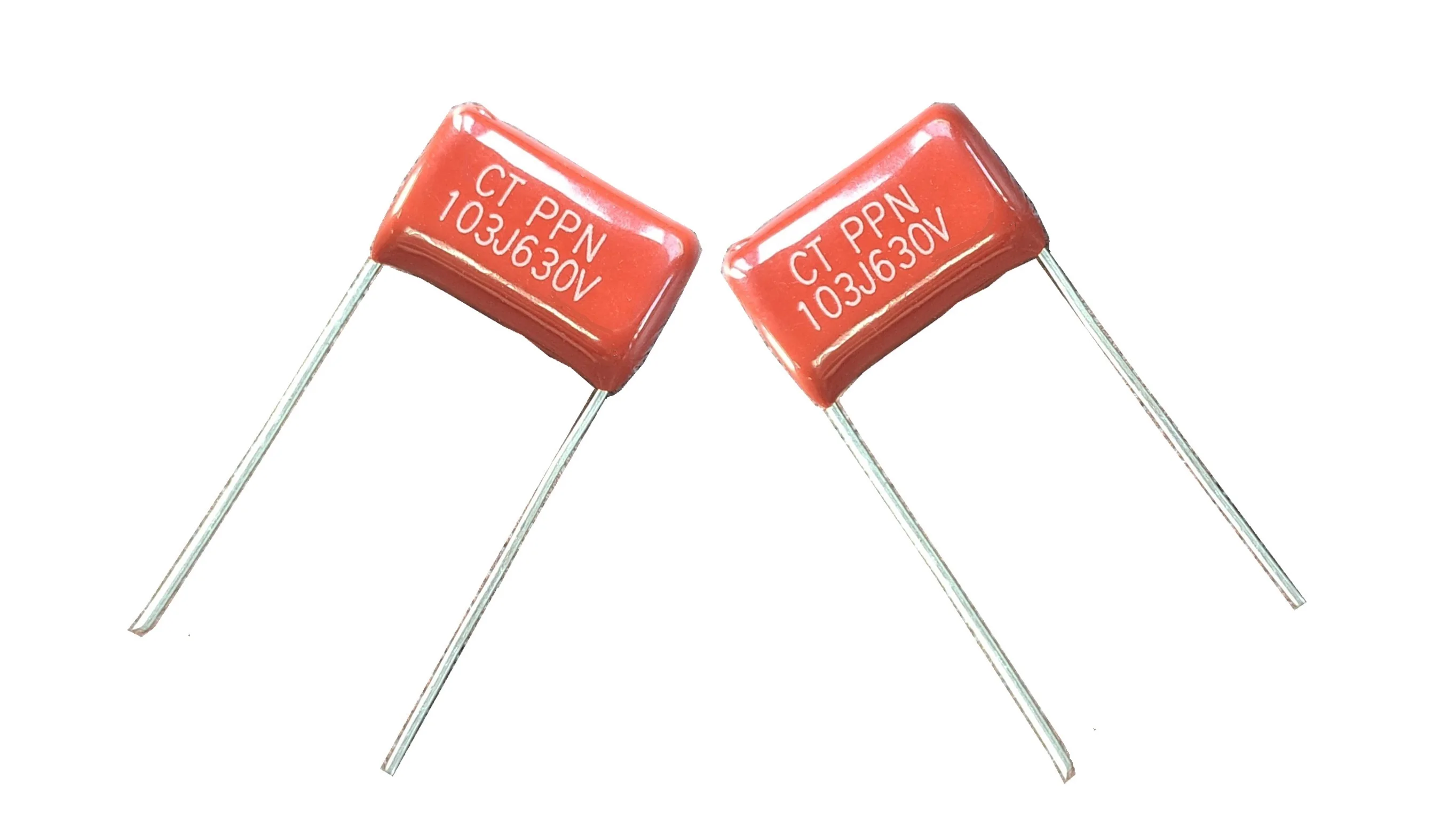 High Frequency CBB12 CBB13 (PPN) 103J 630V Polypropylene Film Foil Capacitor (Coating)