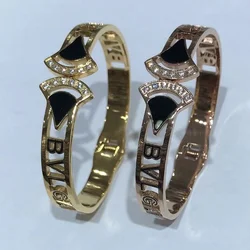 Gold Silver Rose Gold Titanium Steel Bracelet inlaid with Exquisite Diamond with Butterfly and Flower Pattern