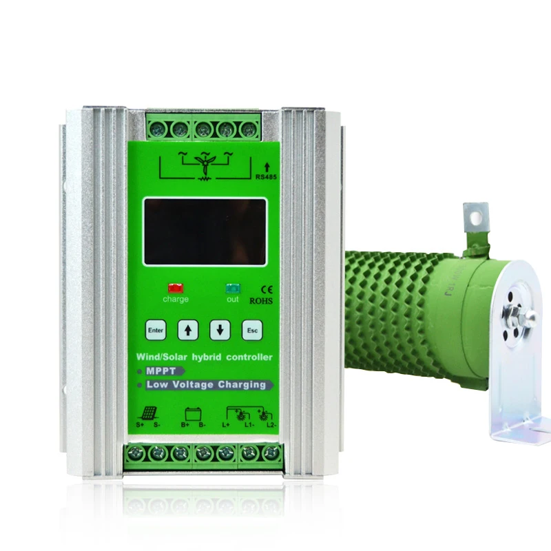 Charge controller 48v Wind Solar Hybrid Controller Regulator for off on grid Wind Turbine Generator with Bluetooth App