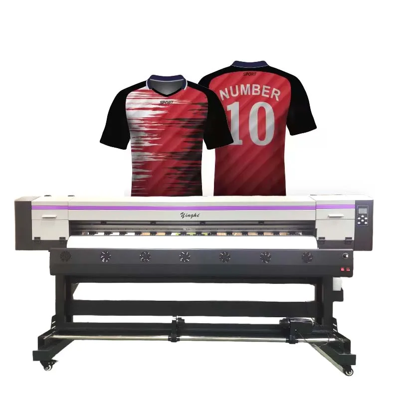 high quality 1800mm single head Large Format Eco Solvent Sublimation inkjet flex banner vinyl xp600/i3200 head printing machine