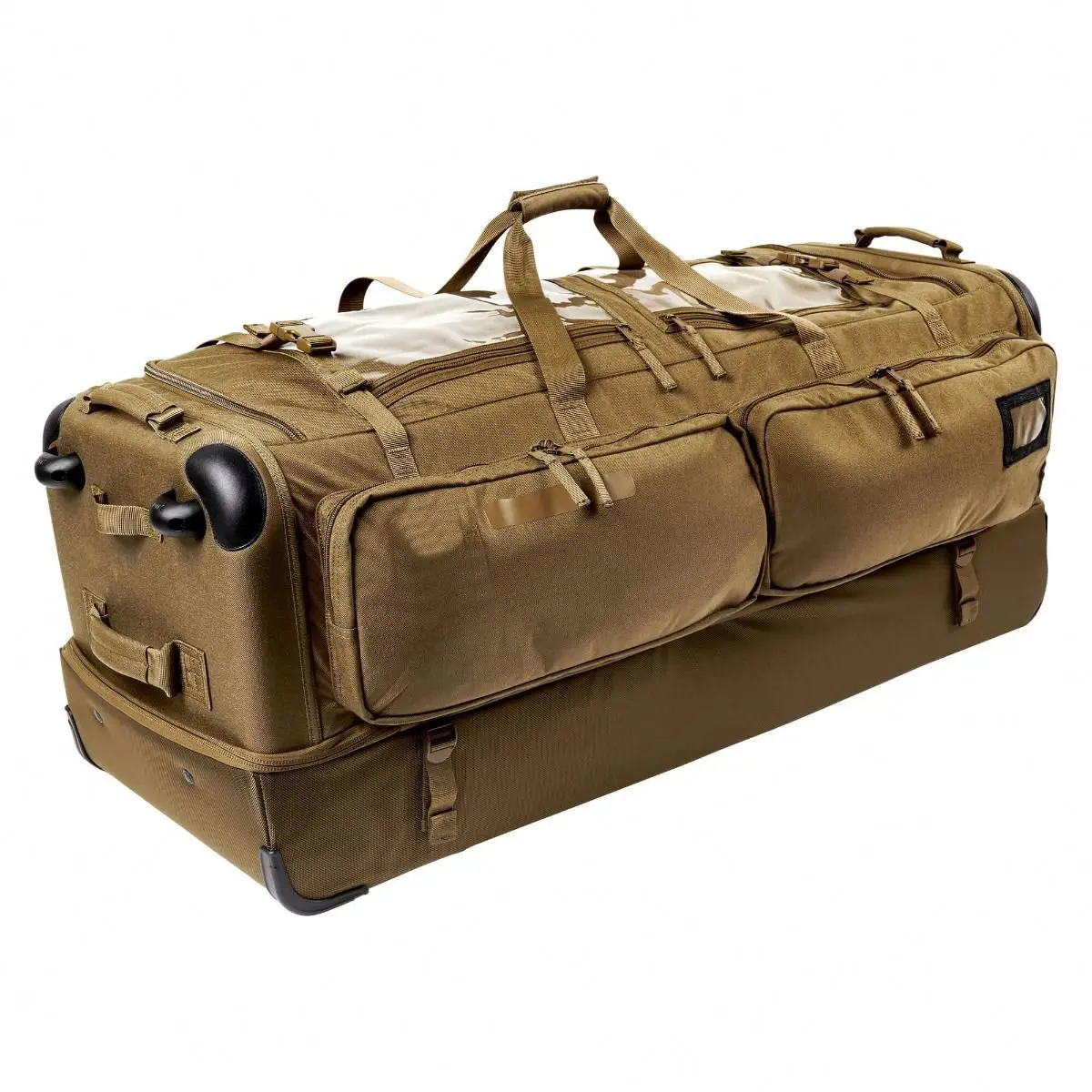 Custom Roller Nylon Extra Large Duffle Carry On Luggage Rolling Trolley Roller Gear Travel Duffel Bag With Wheel