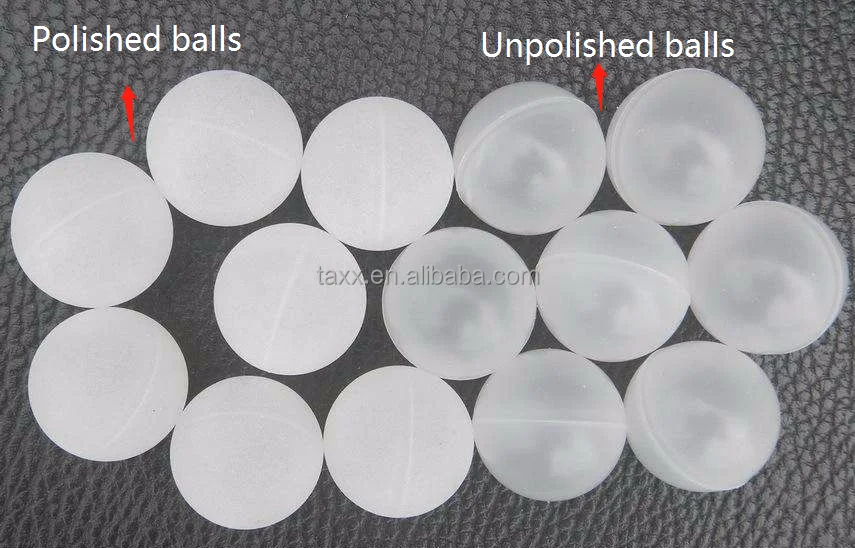 Factory Supply 35.56mm 38mm Lightweight Polypropylene Plastic Hollow Balls for Deodorant Roll on Roller Ball
