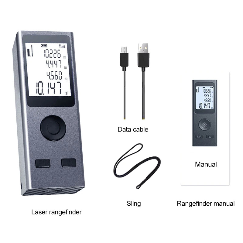 Rechargeable Laser Distance Meter High Quality Laser Distance Meter Indoor Outdoor Laser Rangefinder