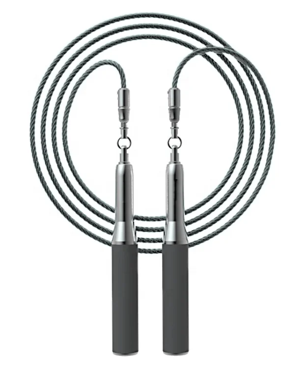 New Design Bead  Chinese Electric Interchangable Long Handle Pvc Jump Rope