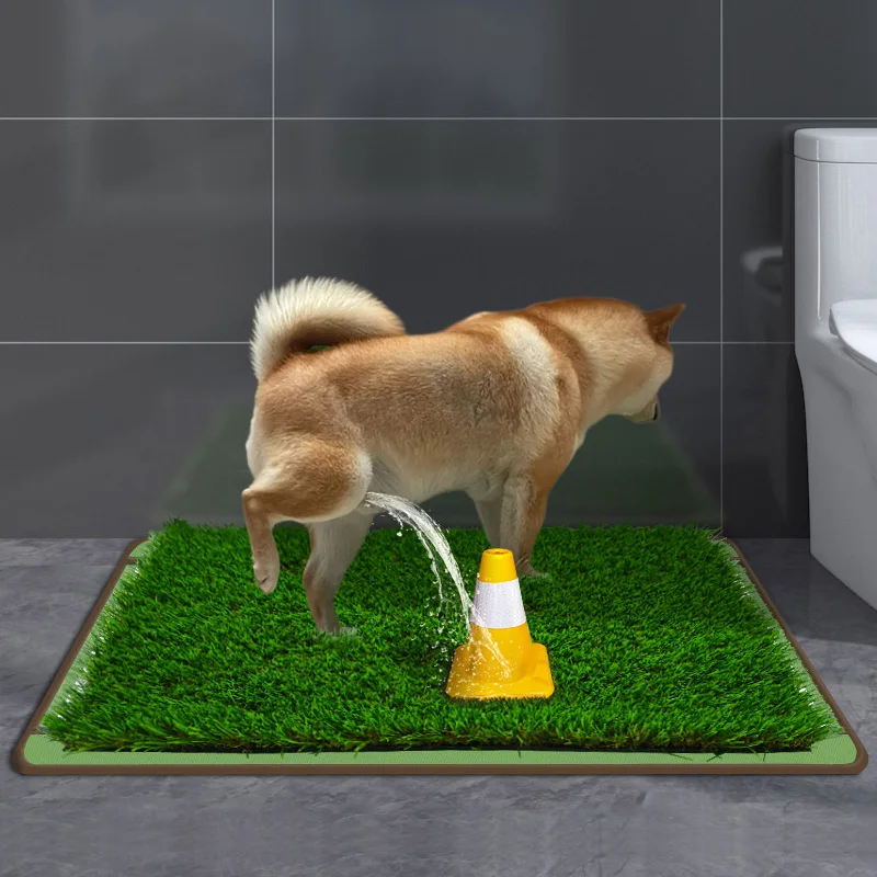 Artificial Grass Mat Outdoor With Drainage Dog Grass Pads Puppy Turf Potty Training Pads Easy to Clean with Fast Drain Holes
