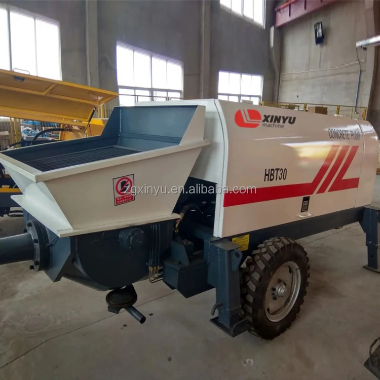 Low price and convenient operation China factory manufacture diesel  type concrete  pump for sale South America
