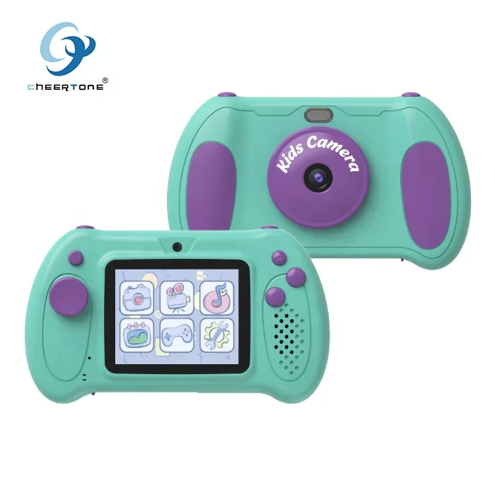 Wholesale New Products Cute kids Camera Digital Camera Toy for Kids Gift Camera with 2.4 inch IPS Screen Music 3 Games