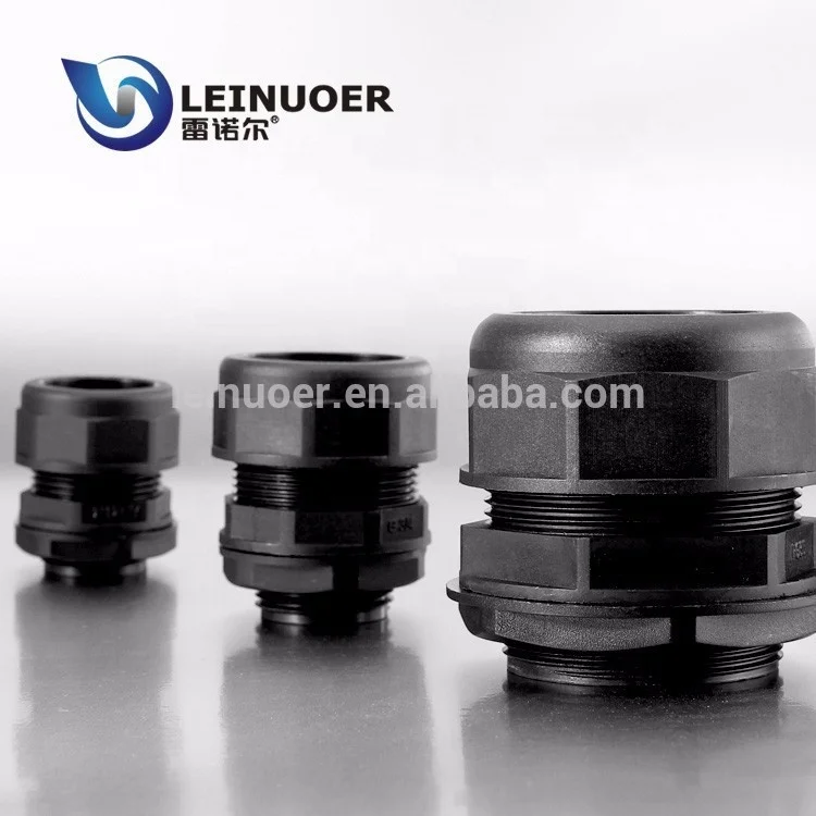 IP68 Polyamide Material Waterproof Metric PG G NPT Thread Nylon Plastic Cable Gland