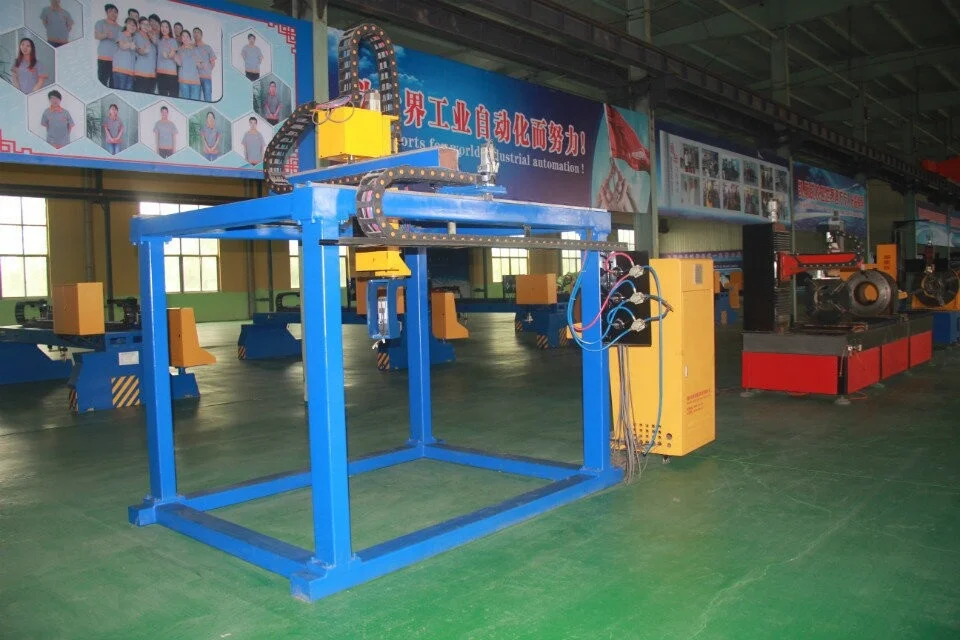 H beam pipe profile processing cutting drilling notching machine for steel structure