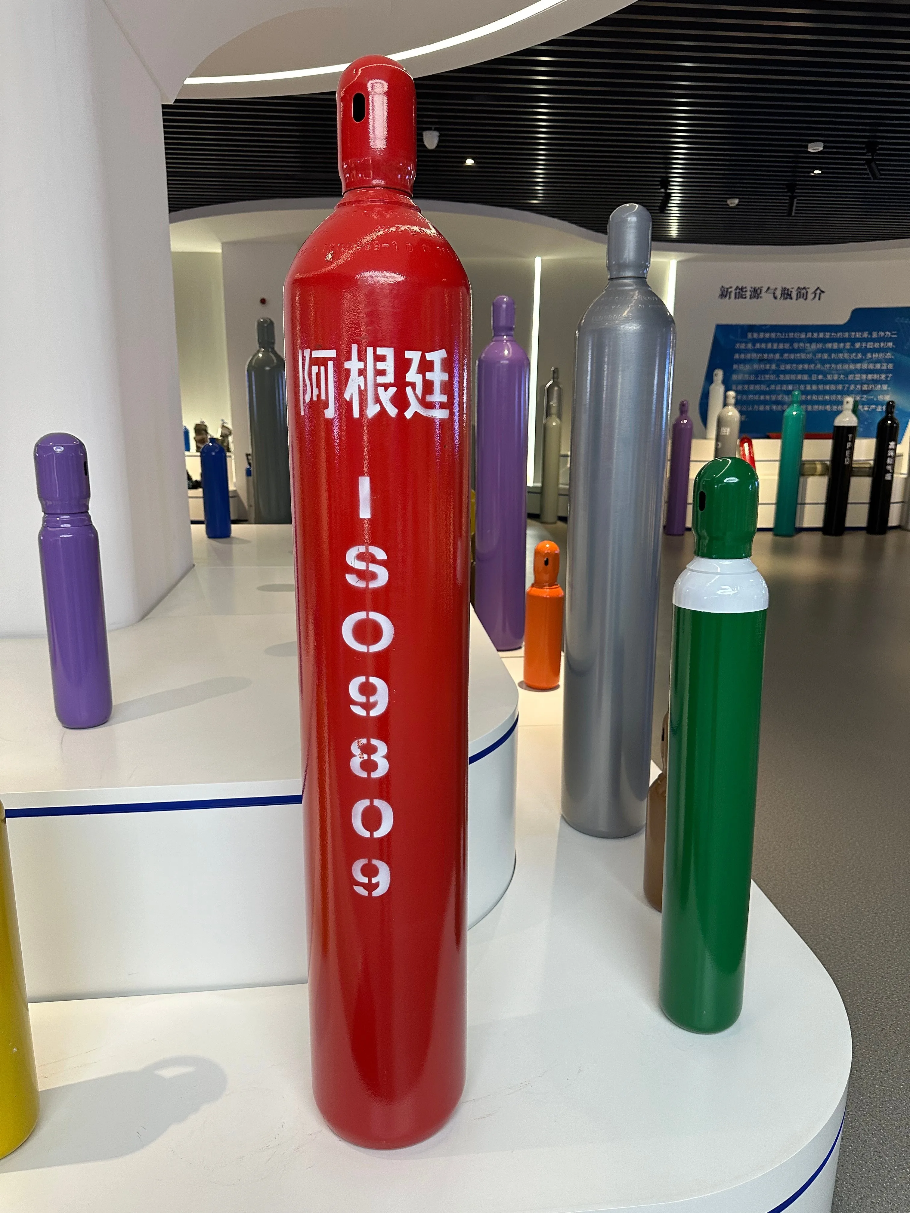 Pressure Vessel   ISO/DOT-3al Aluminum Gas Cylinders Store High Purity Gas, Calibration Gas, Electronic Grade Gas
