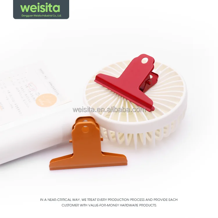 School and coffee shop use food sealing 75mm Metal Magnet Hook  Square Clips