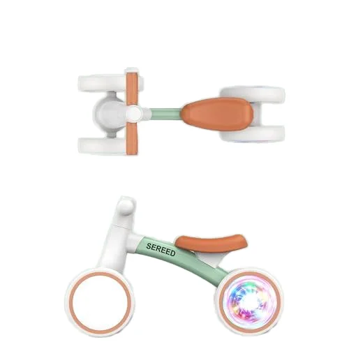 Hot Kids 4-Wheeled Balance Bike with  EVA Wheels Mini Walker for Age 3-6 kids