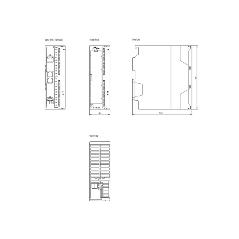 6ES7338-4BC01-0AB0 SIEMENS SIMATIC S7-300 Signal module for 3 SSI encoders for reading in the position value with 2FREEZE inputs