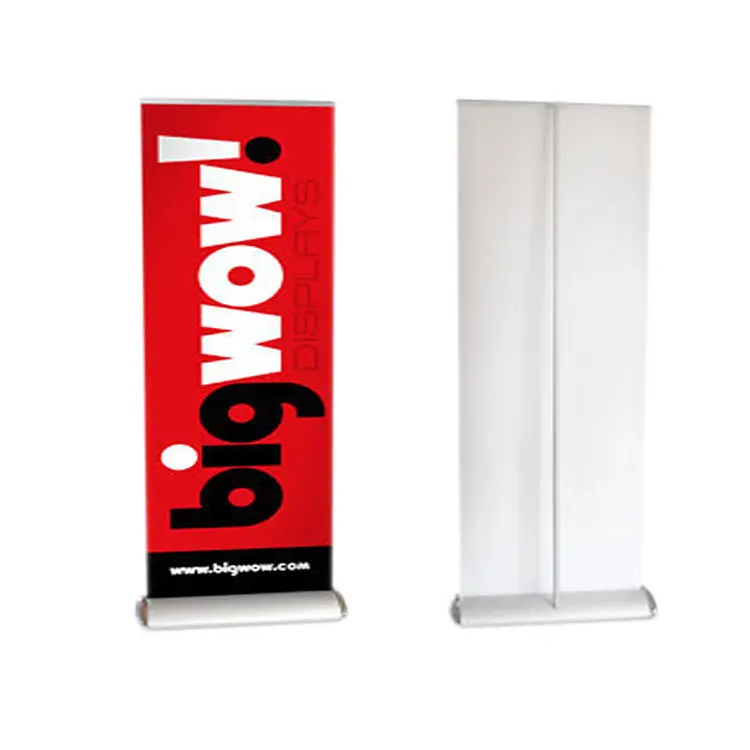 Custom Aluminum Roll Up Retractable Scrolling Pull Up Pop Up Standing Banner For Advertising Exhibition