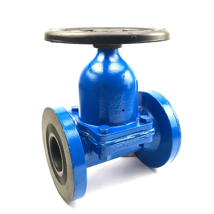 Natural Rubber Lined Cast Iron Diaphragm Valve DN80 for Industry