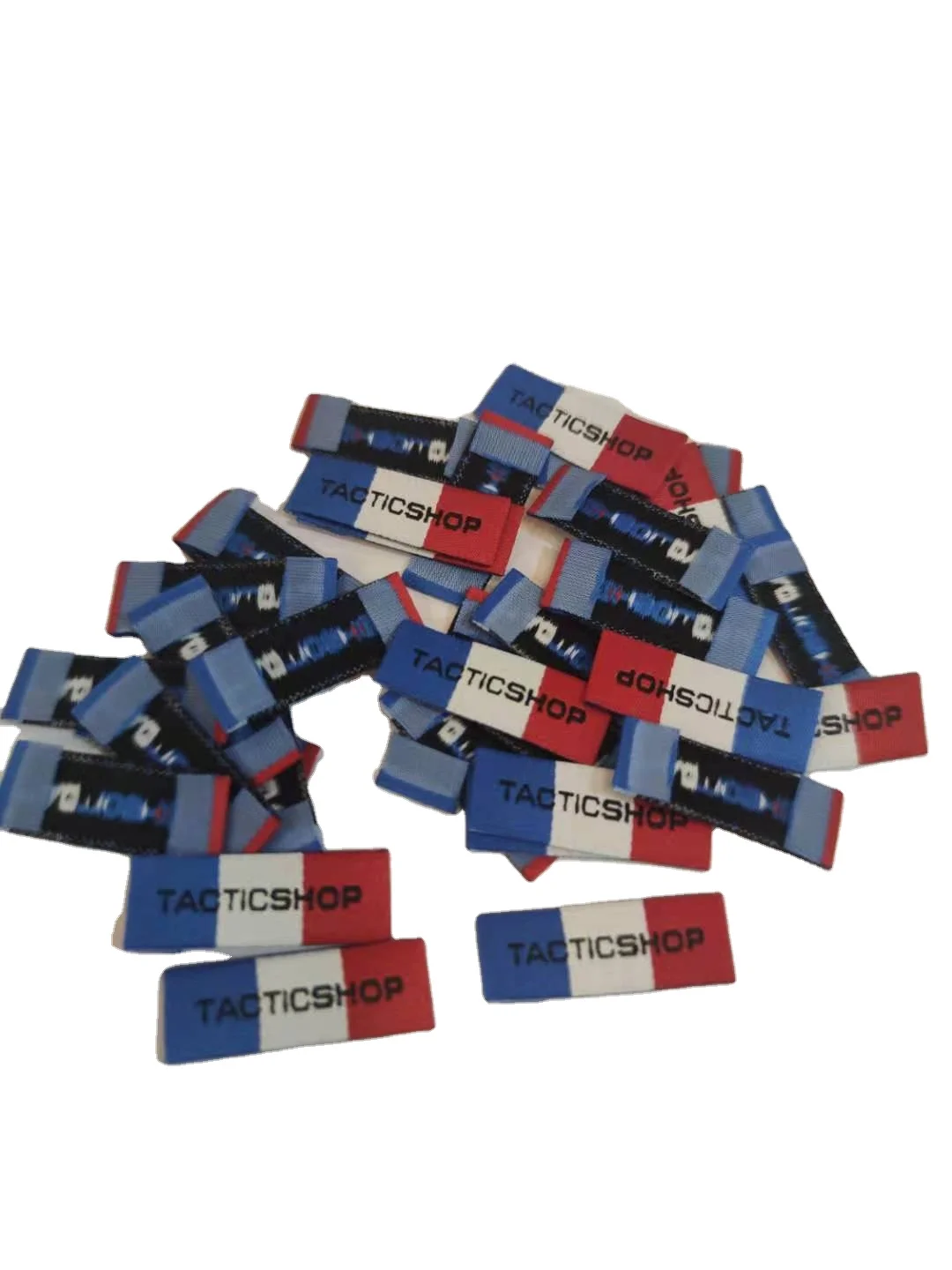 New Custom Made Woven Labels for Clothing Damask Material Folded Type Private Face Wash Labels Competitive Garment Machine Price