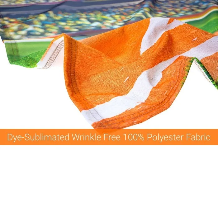 custom backdrop cover tension fabric dye sublimation printing stretch spandex fabric backdrop banner