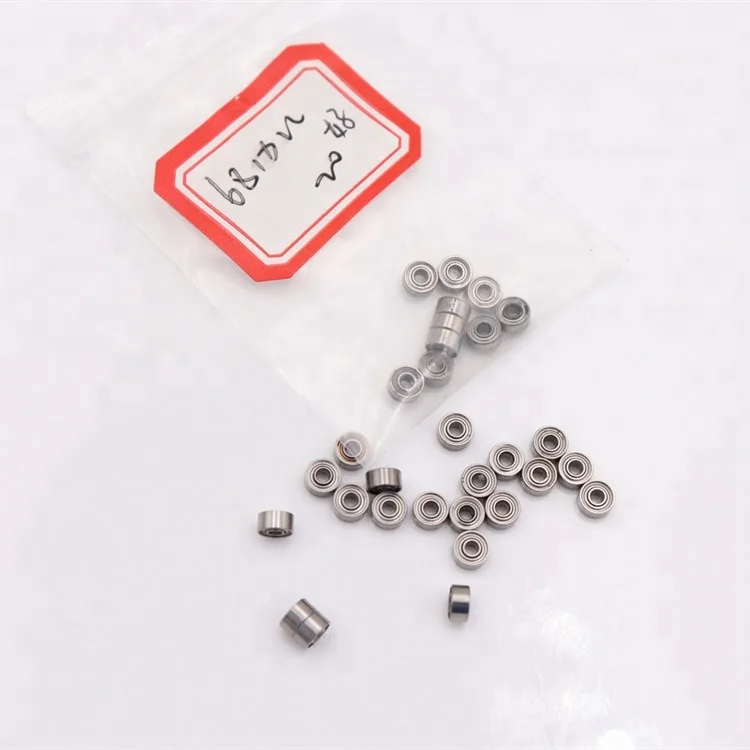 Micro Ball Bearing 681 681zz 681xzz deep groove ball bearing 1.5*4*2 mm for fingerboard