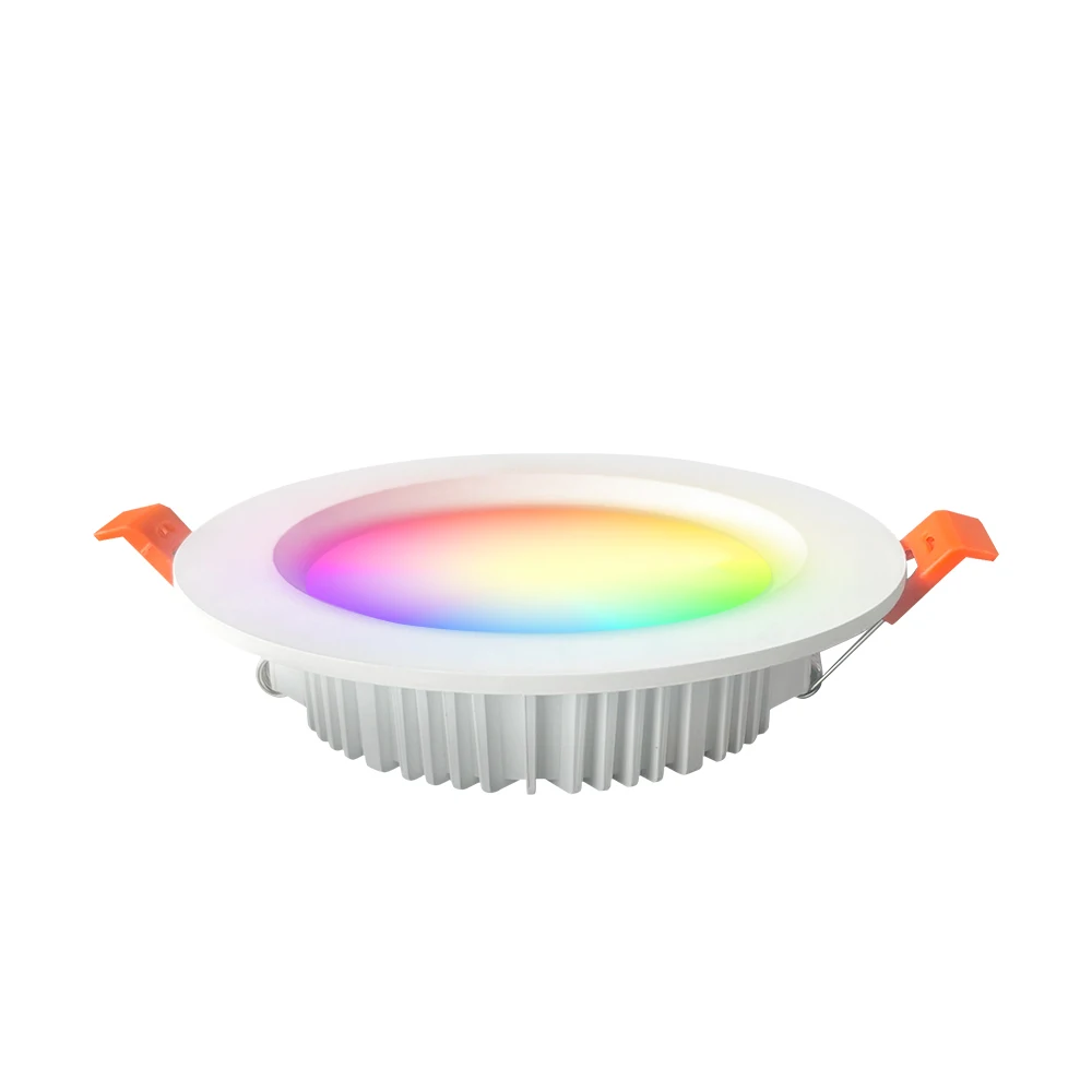 2024 HOT STYLE Ultra-thin Low Profile LED downlight 12W RGB+2700~6500K for Ceiling Gledopto