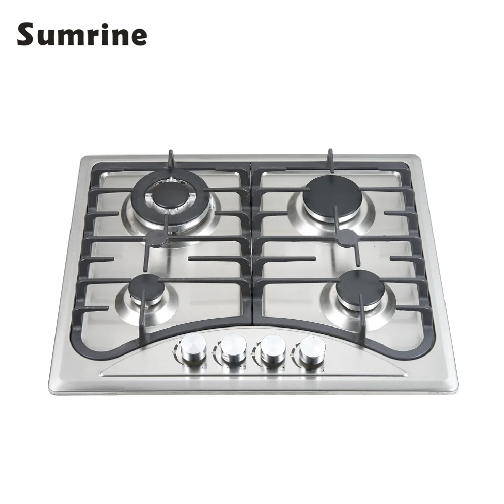 gas 4 burner cooktop kitchen gas cooking top portable cooker stove