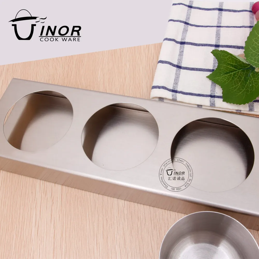 china factory round sugar bowl 304 stainless steel spice jar set with metal lids