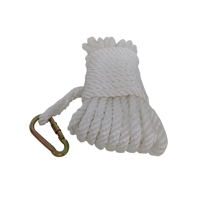 
personal Customized Cotton Twisted Security bundling 1 ton White safety rope for industry 