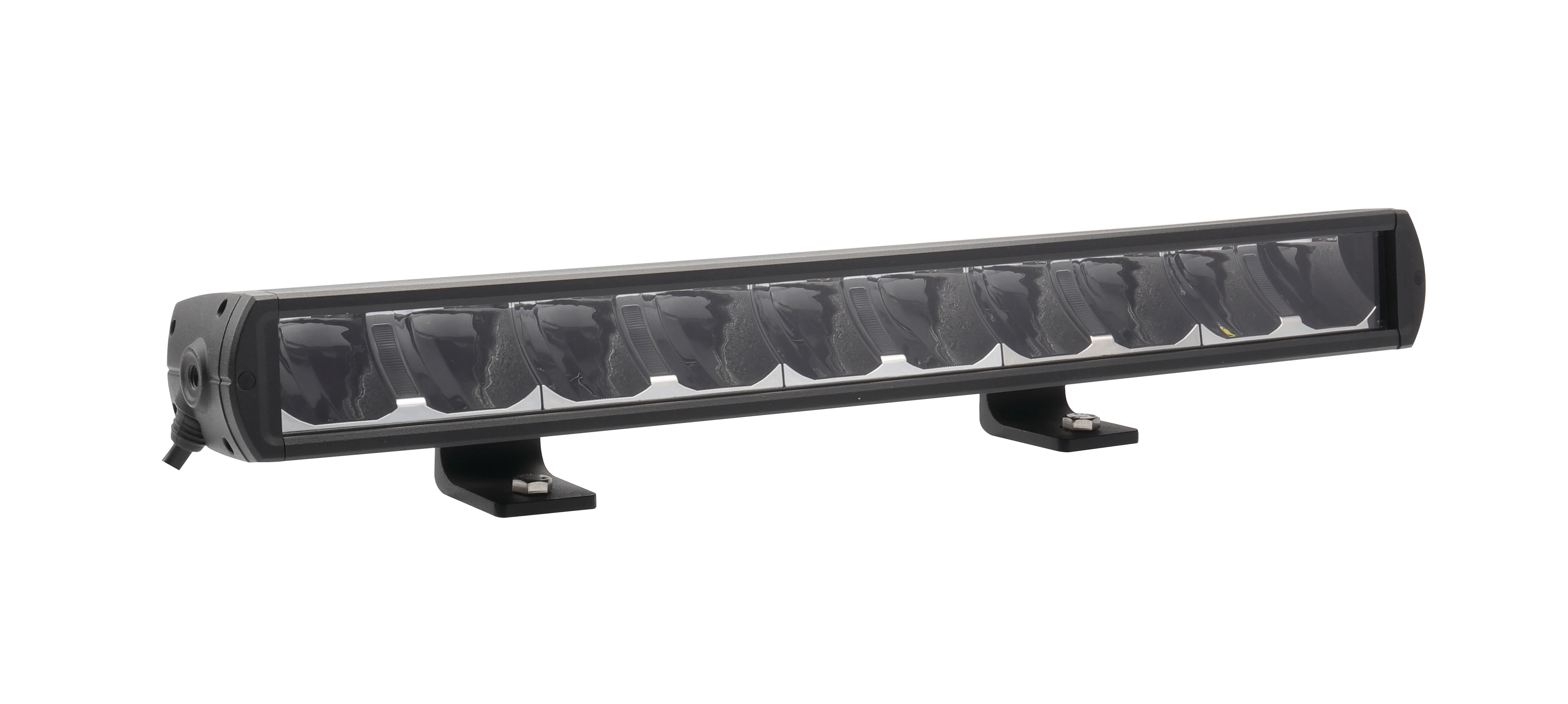 R112 auxiliary 12v 24v waterproof bright LED curved light bar with vertical parking light 100w off road led light bars