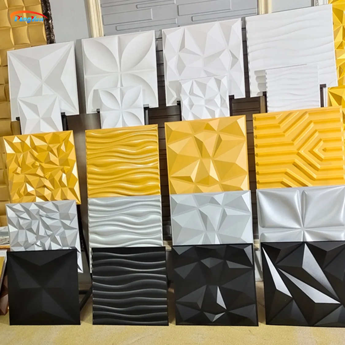 3D Foam PVC Stickers for Marble Wallpaper Waterproof Wall Panels for Interior Decoration