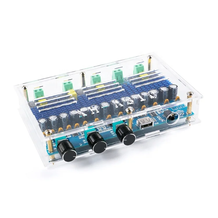 New & Original XH-A310 2X50W+2X100W With AUX High Power 4 Channel Audio BT 5.0 Digital Power Amplifier TDA3116D2