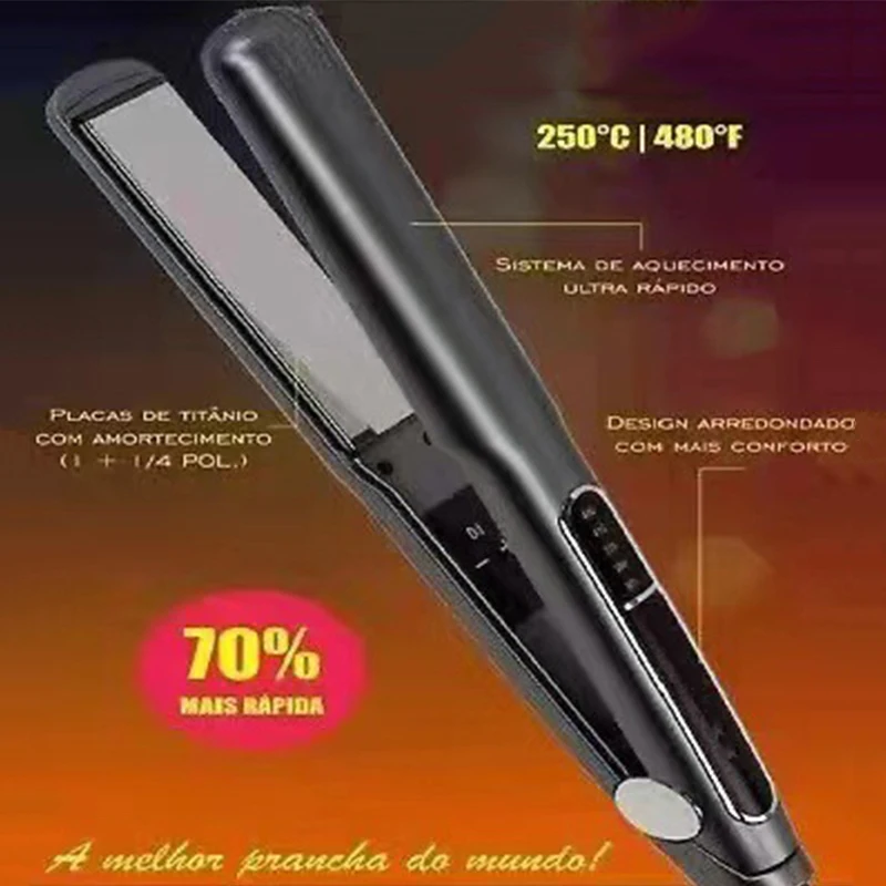High Quality Style Fshional Flat Iron Titanium Plate Hair Straightener Flat Iron 480f Flat Iron 250c Hair Straightener