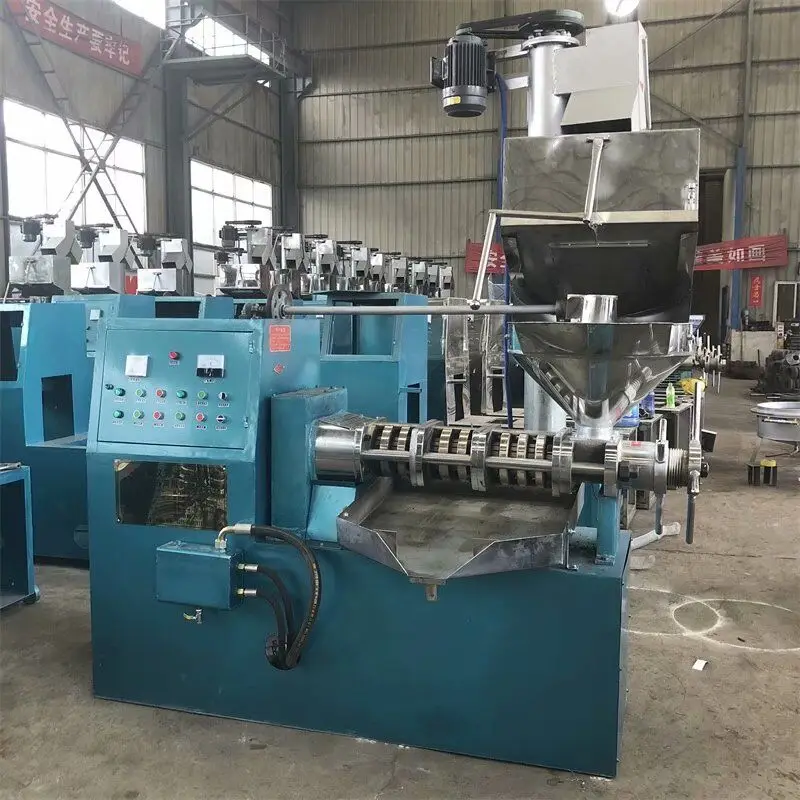PENG MEI Factory Direct Automatic Edible Oil Press Machine Soybean Oil Processing with Motor for Corn Baobab Seeds Oil Pressing