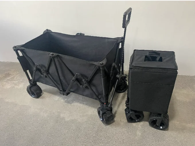 2023 Hot Sale New Garden Beach Trolley Cart Bollerwagen Wonderfold Snan Collapsible Utility Wagon Heavy Duty Folding Wagon