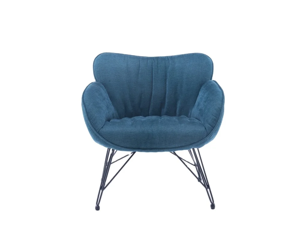 
Nordic style fabric sofa light luxury balcony living room bedroom living chair 