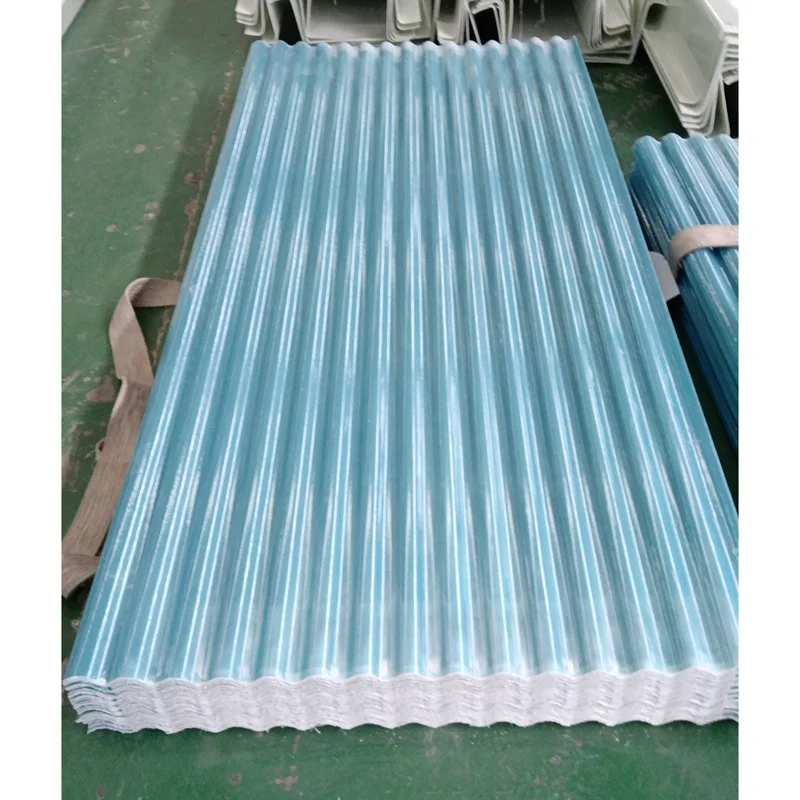 Skylight Corrugated Roof Fiberglass Panel Industrial Style FRP Sheet for Roofing