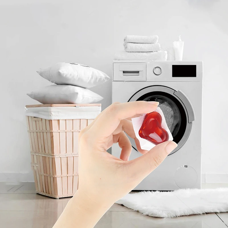 Капсулы для стирального порошка с ароматом лаванды, натуральные капсулы для стирального порошка